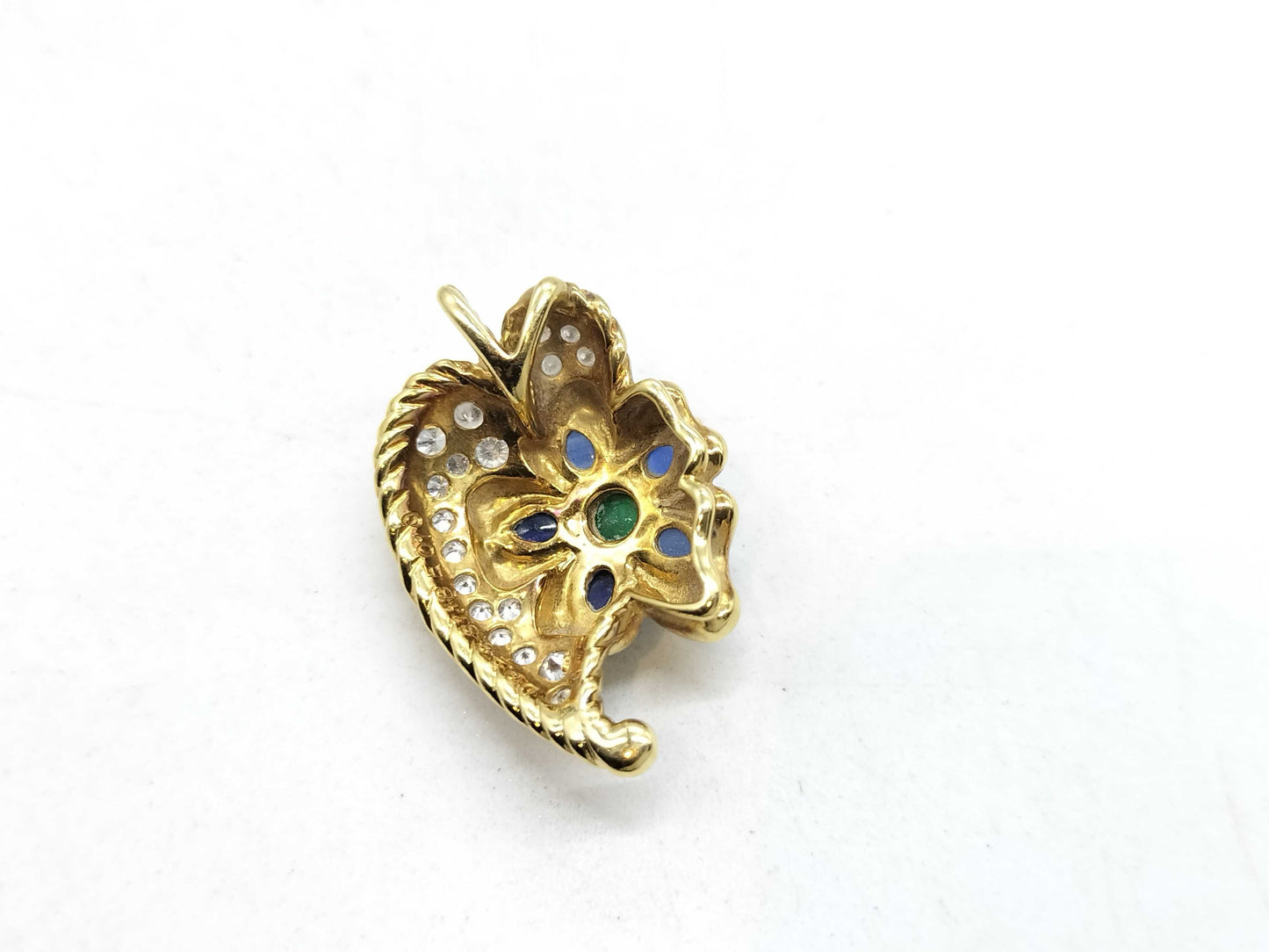 S1.18ct E0.10ct D0.23ct K18 4.0g Pendant Top