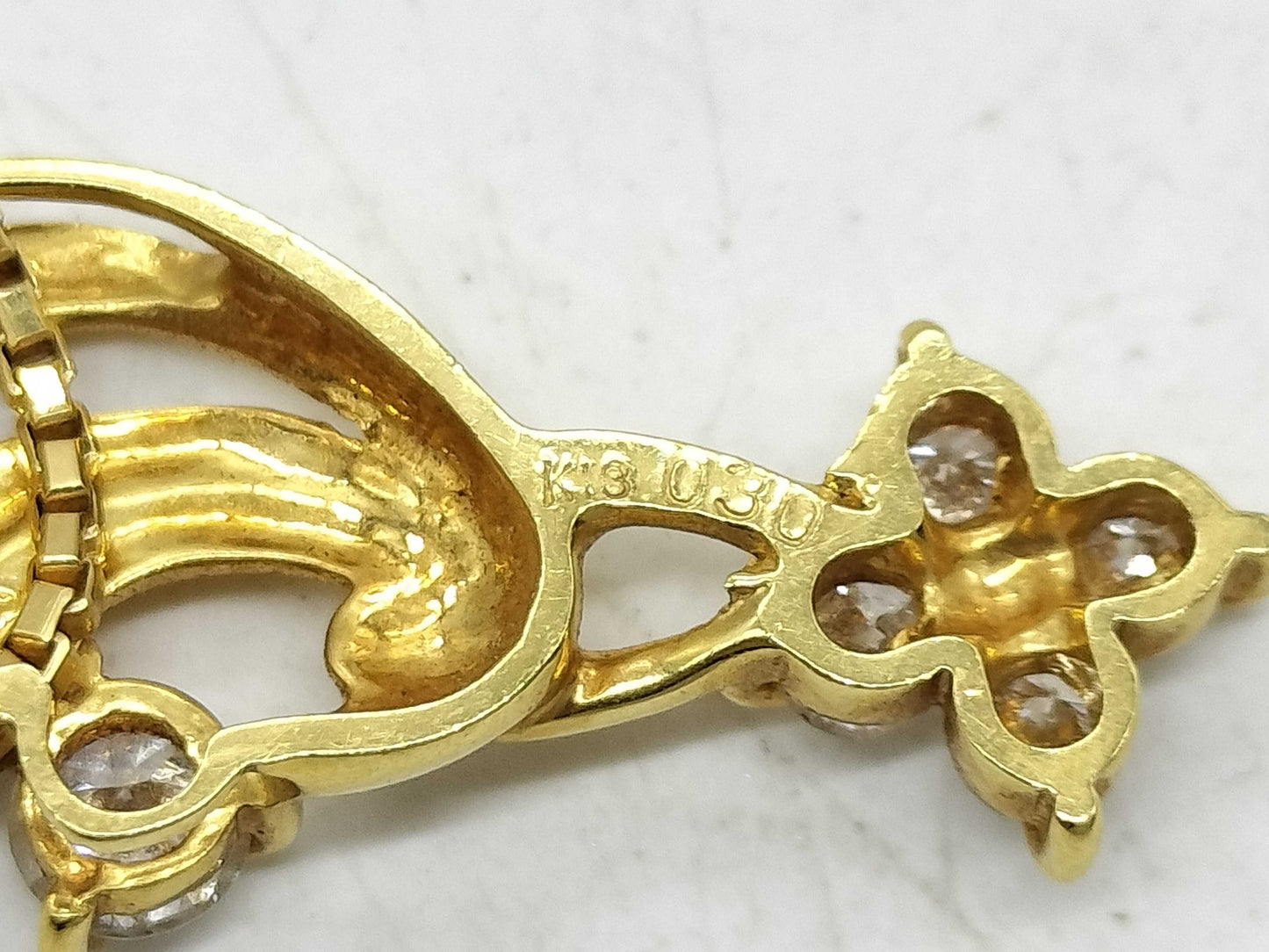 D0.30ct K18 4.2g Necklace