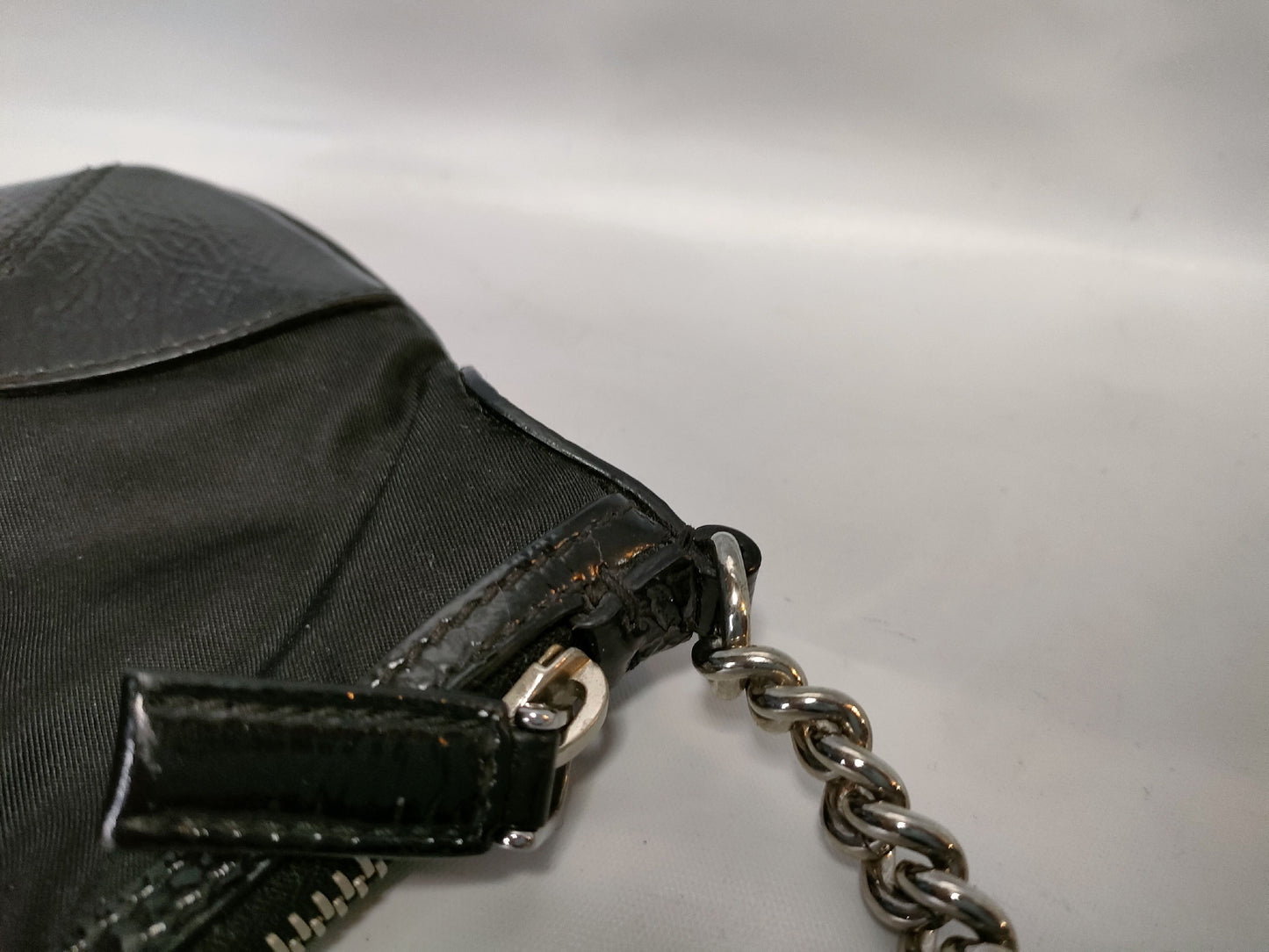 PRADA Nylon Chain One Shoulder Shoulder Bag