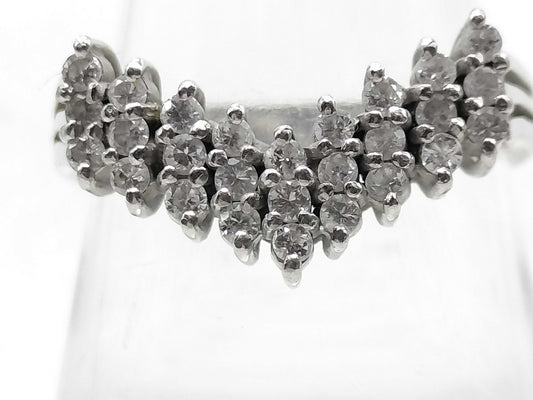 D0.40ct Pt900 5.6g Ring