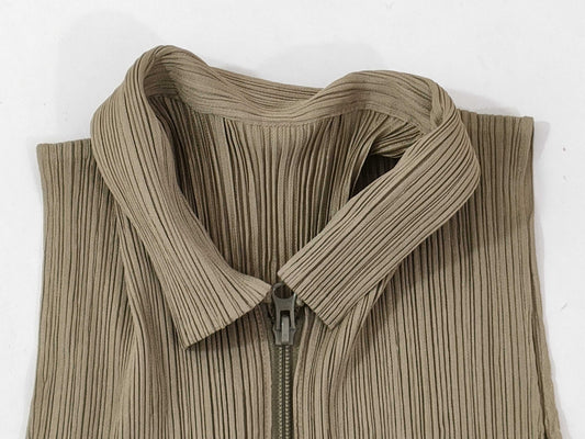 PLEATS PLEASE □ Issey Miyake Pleated Sleeveless Dress Dress