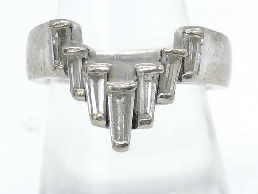 D1.01ct K18WG 9.1g Ring