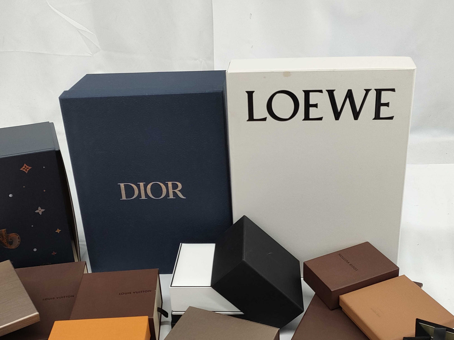 LOUIS VUITTON, CHANEL, BVLGARI, etc. Jewelry Cases/Empty Boxes/Storage Bags. Brand Empty Box Collection. Brand Empty Box Collection.