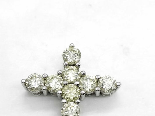 D1.07ct K18WG 1.7g Pendant Top