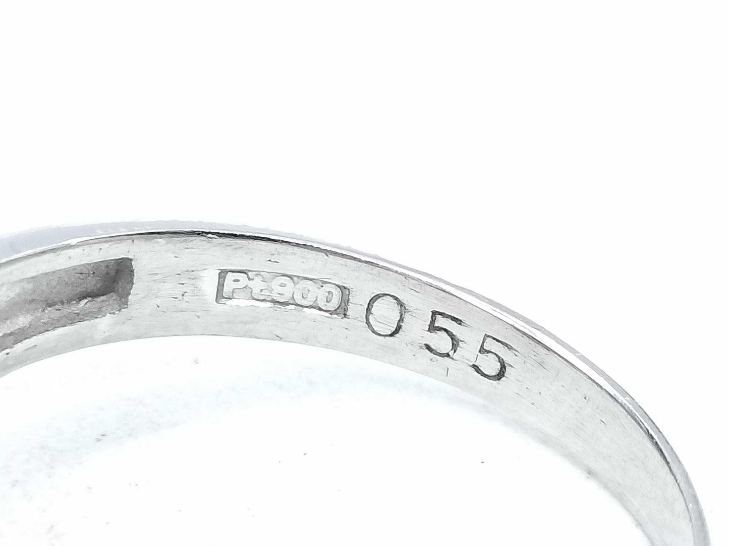 S 0.55ct D 0.10ct PT900 4.2g Ring