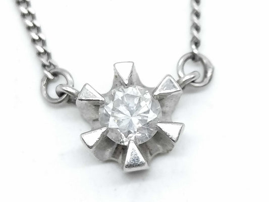 D0.22ct Pt850 2.8g Necklace