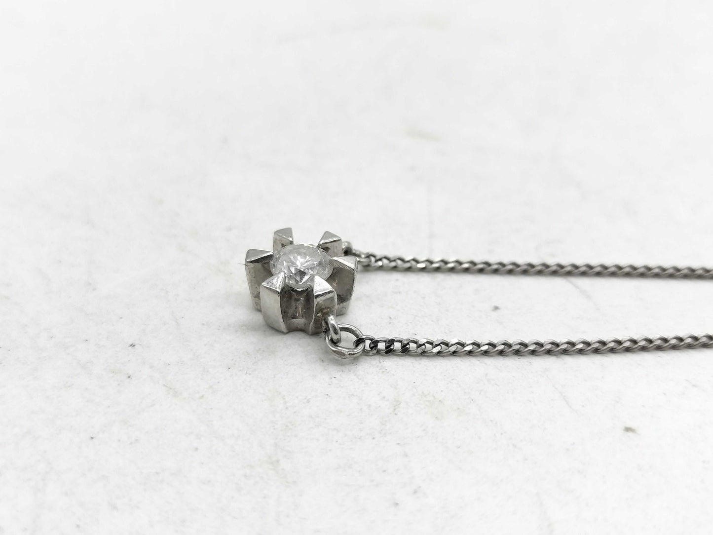 D0.22ct Pt850 2.8g Necklace