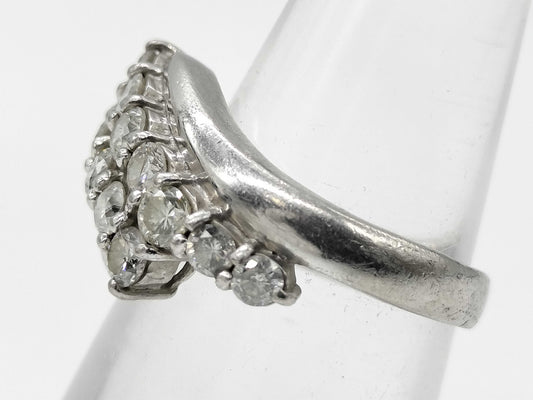 D1.04ct Pt900 5.2g Ring