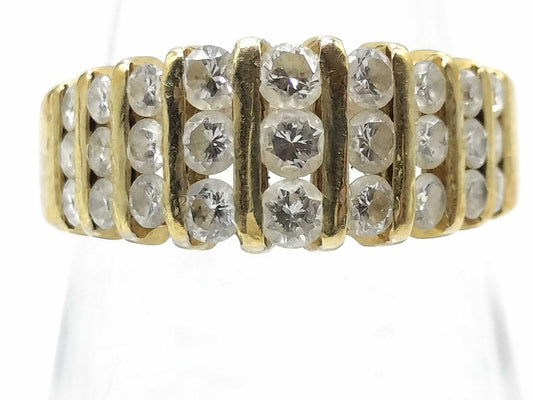 D1.08ct K18 5.2g Ring