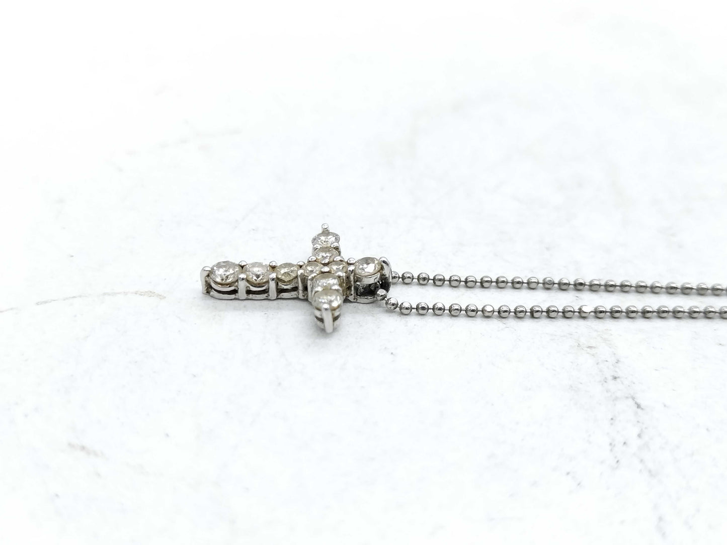 D0.50ct Pt850 3.6g Necklace