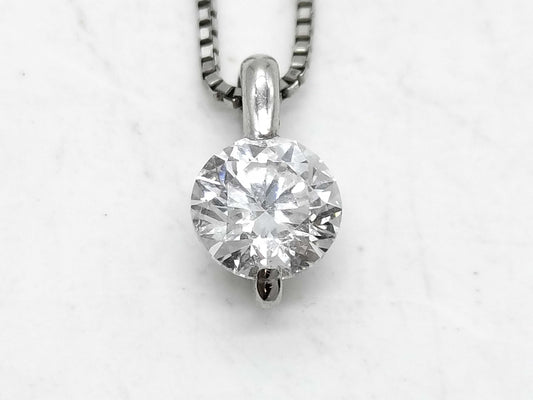 D0.332ct Pt900/Pt850 1.8g Necklace