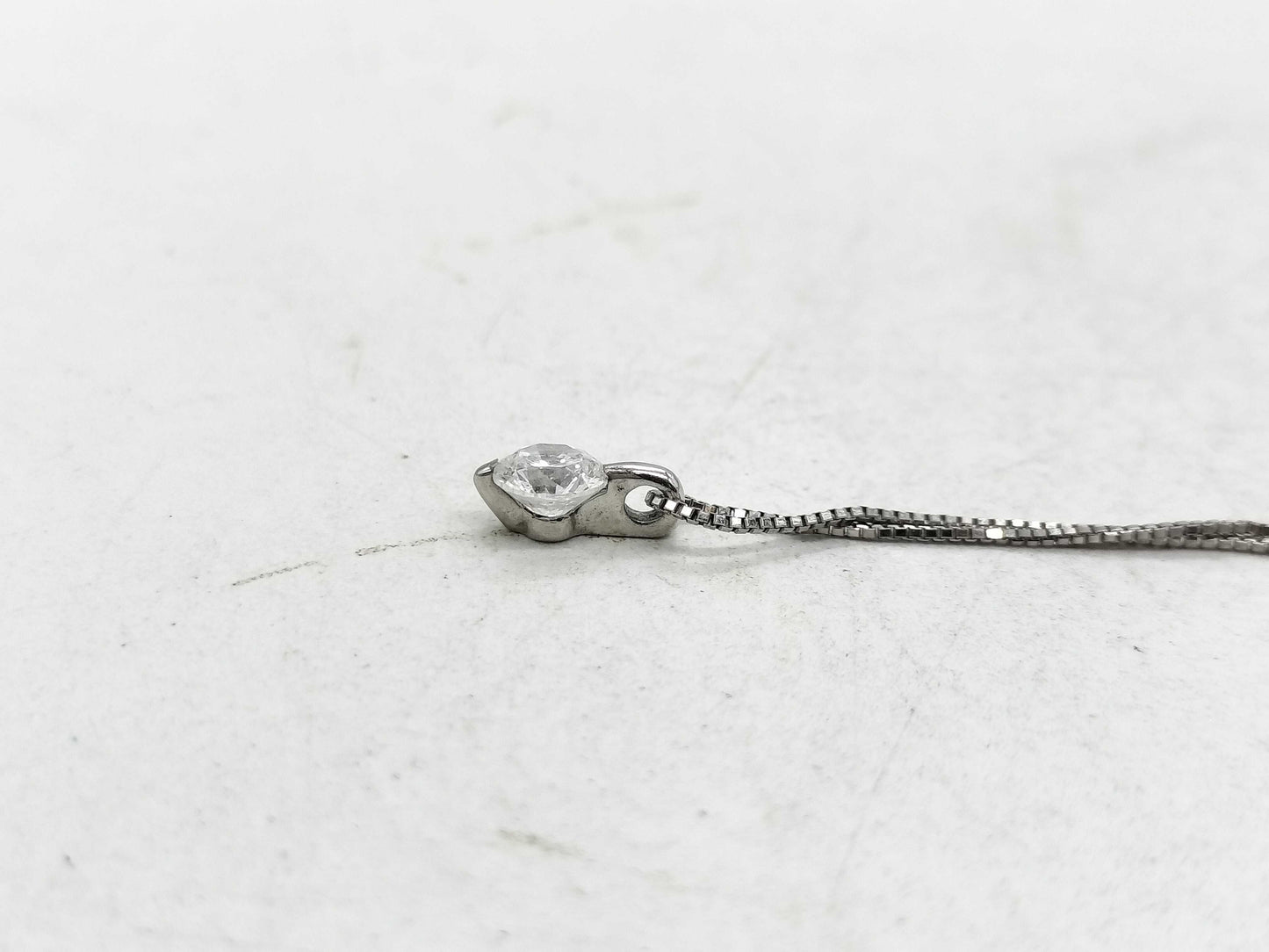 D0.332ct Pt900/Pt850 1.8g Necklace