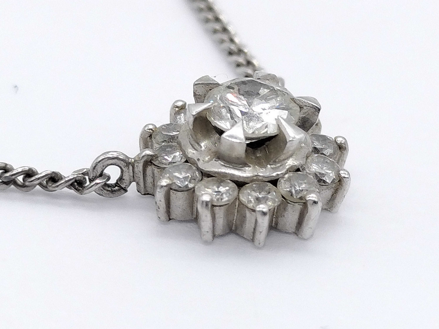 D0.25ct FD0.25ct Pt900/Pt850 4.2g Necklace