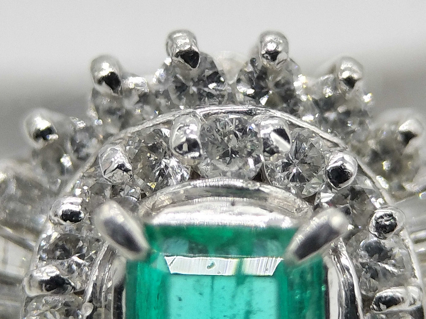 E0.20ct D0.35ct Pt900 4.6g Ring