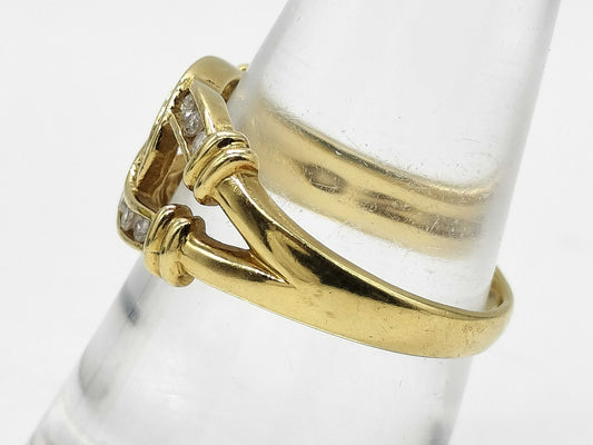 D0.25ct K18 4.5g Ring