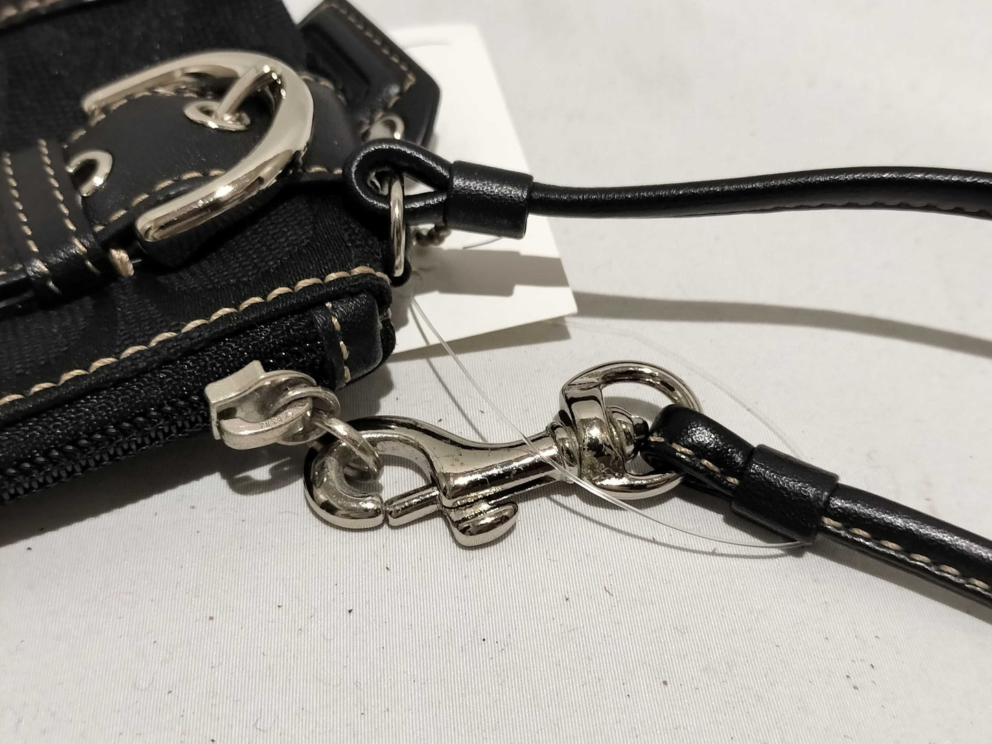 COACH Signature Pouch Mini Canvas Pouch