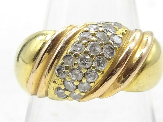 Diamond K18 7.8g Ring