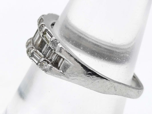 Diamond Pt900 3.6g Ring