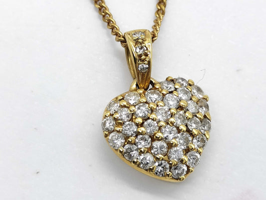 D1.35ct K18 7.7g Necklace