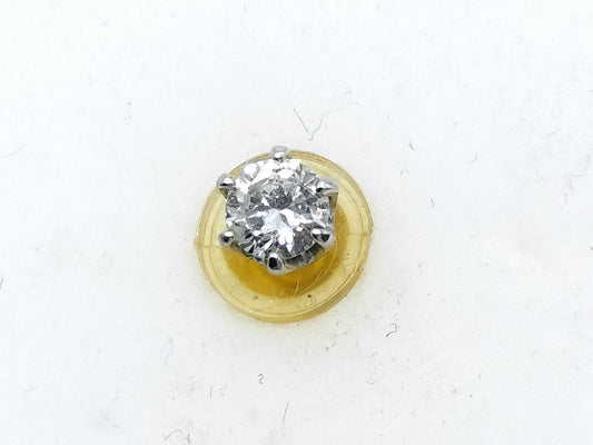 D0.15ct Pt900 0.3g earrings