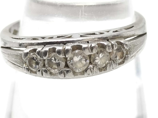 D0.30ct Pt900 5.0g Ring