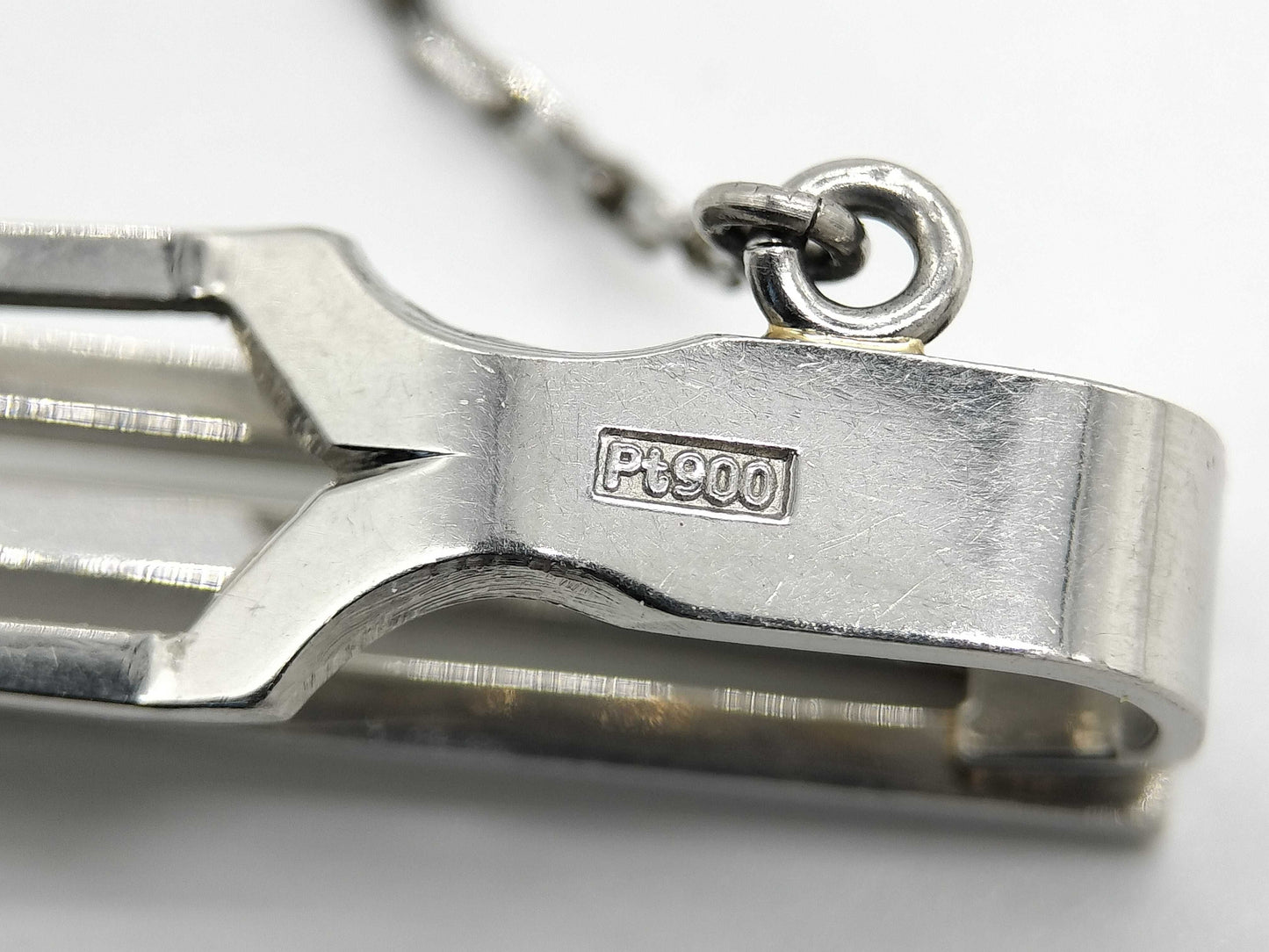 Diamond Pt900 6.3g Tie Pin/Cufflinks