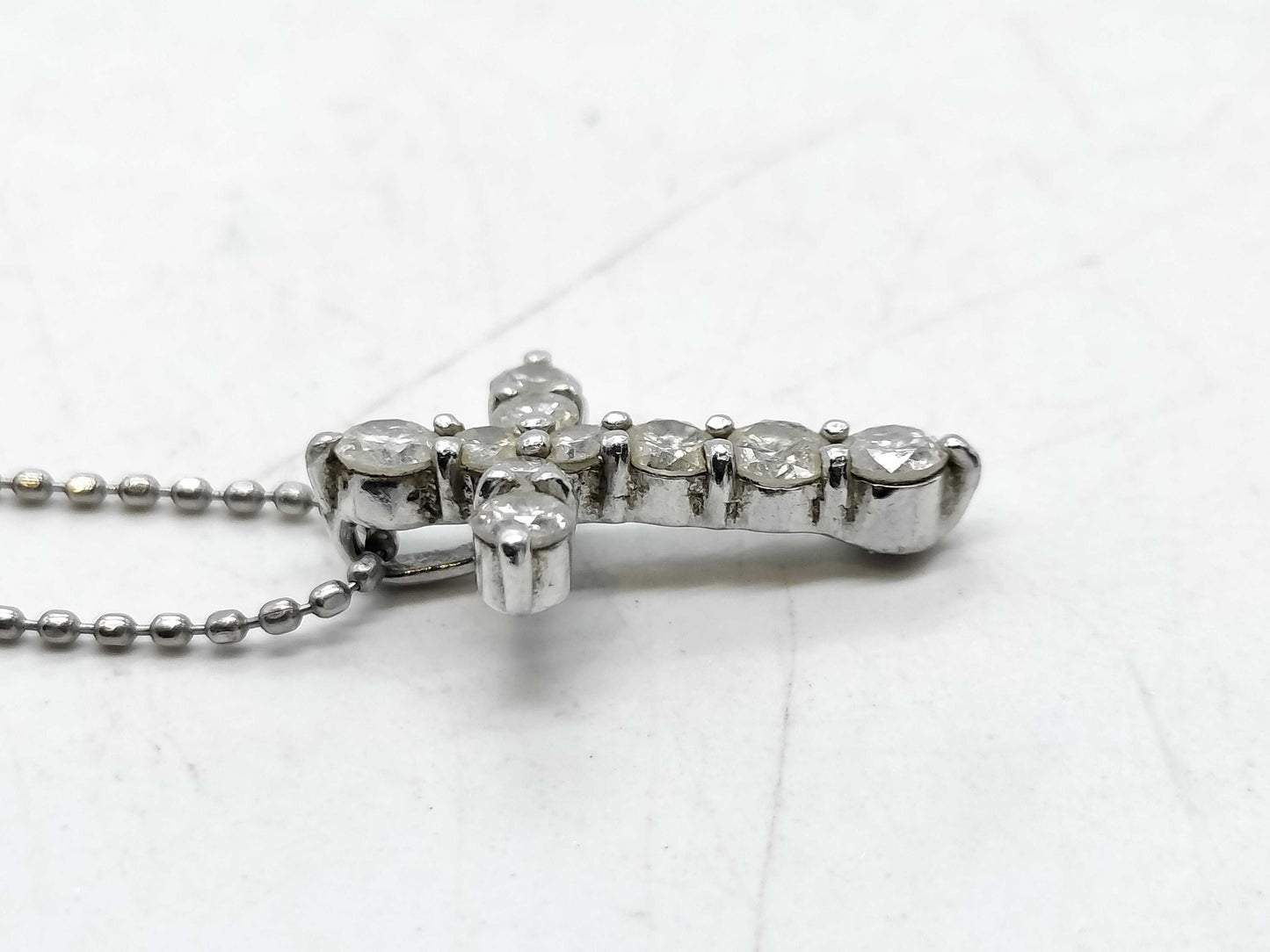 D0.50ct Pt900/Pt850 2.8g Necklace
