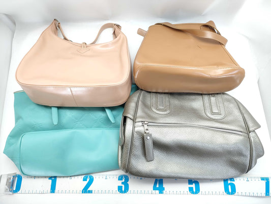 LONG CHAMP 4-Piece Leather Bag Shoulder Bag