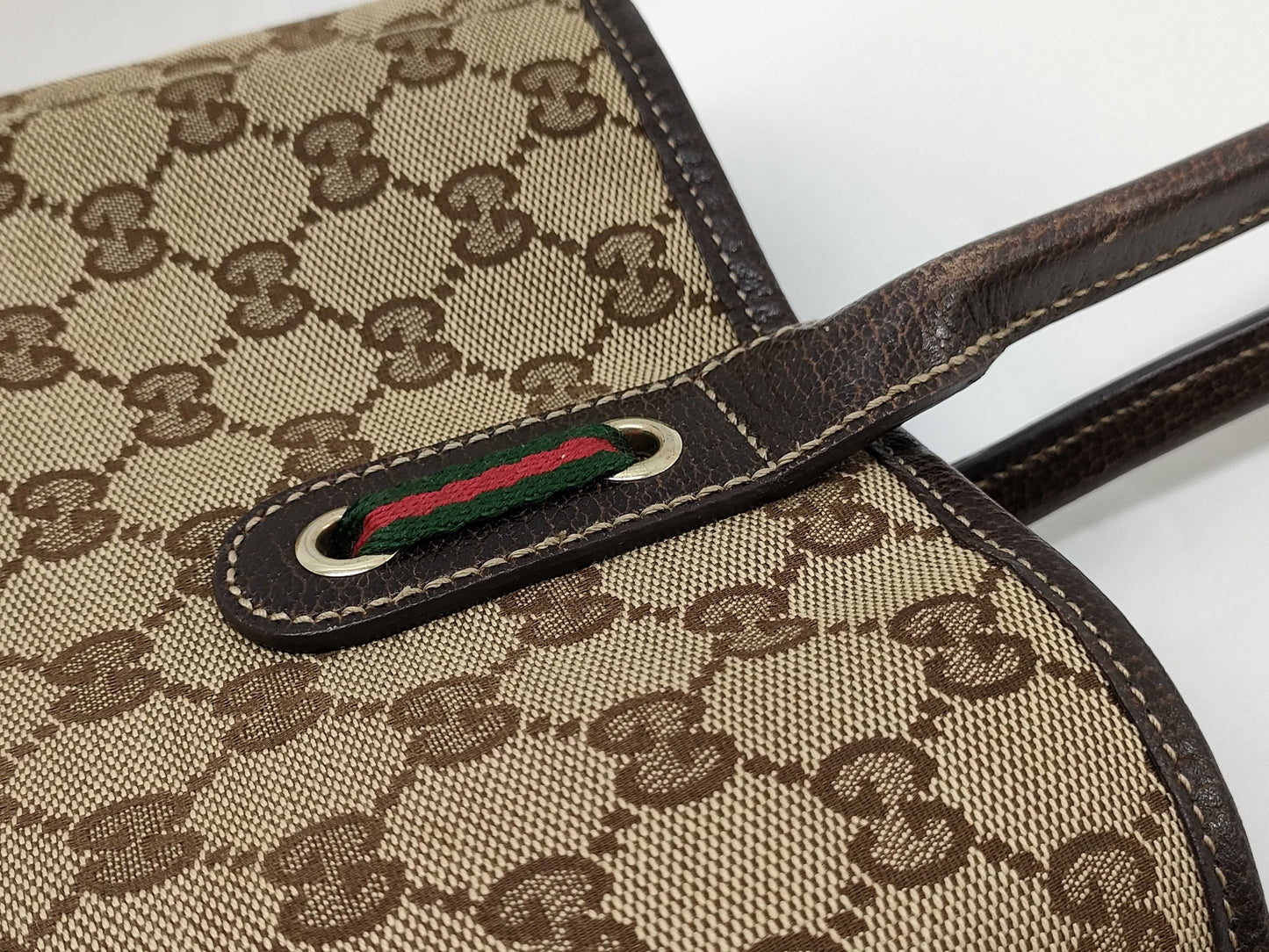 GUCCI GG Canvas 124542 0416 Tote Bag