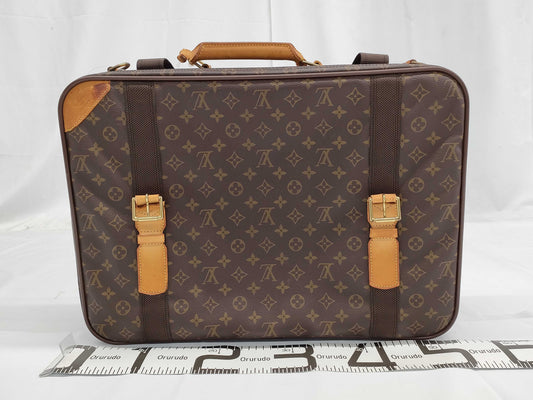 LOUIS VUITTON Monogram Satellite 65 PVC Brown M23352 Carry Bag