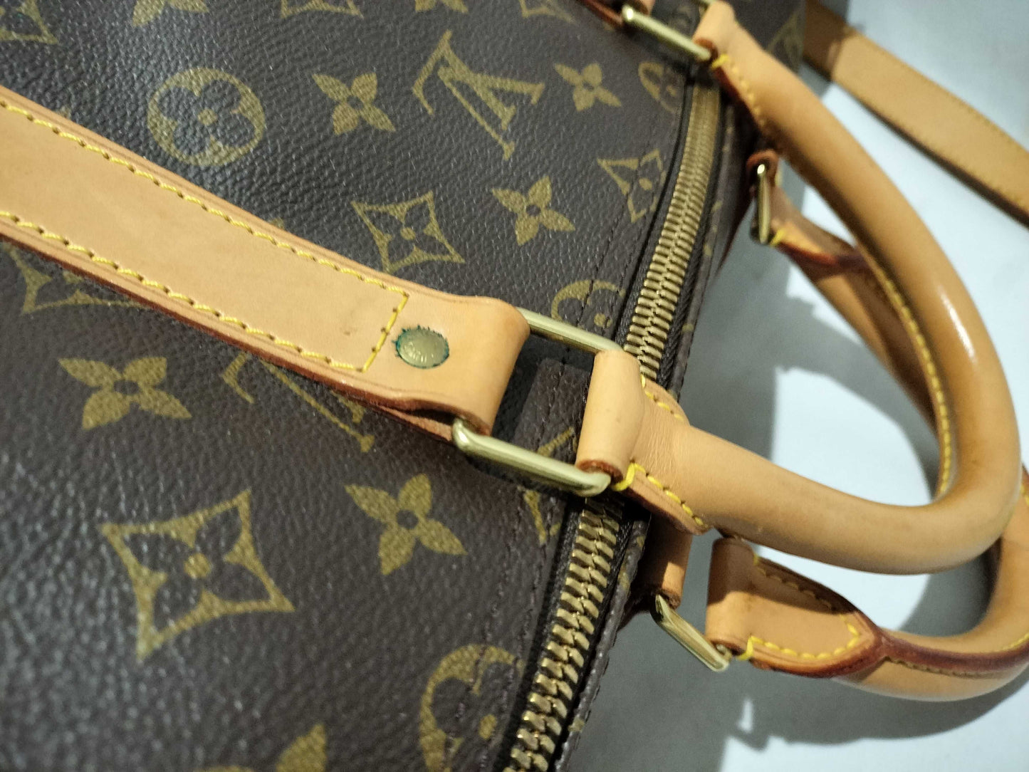 LOUIS VUITTON Monogram M41414 Kipol Bangliere 55 Boston Bag