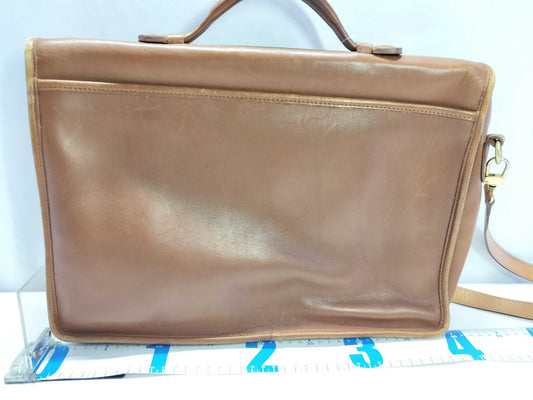 COACH Old Coach / Turn Lock / 2-way / Business Bag / Brown / with ST Business Bag