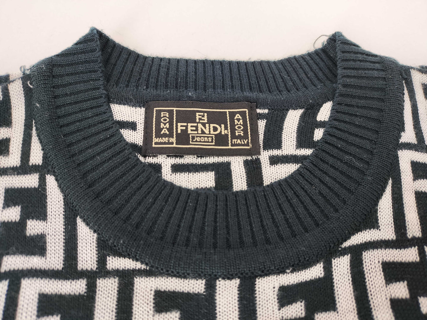 FENDI Zucca print short sleeve top