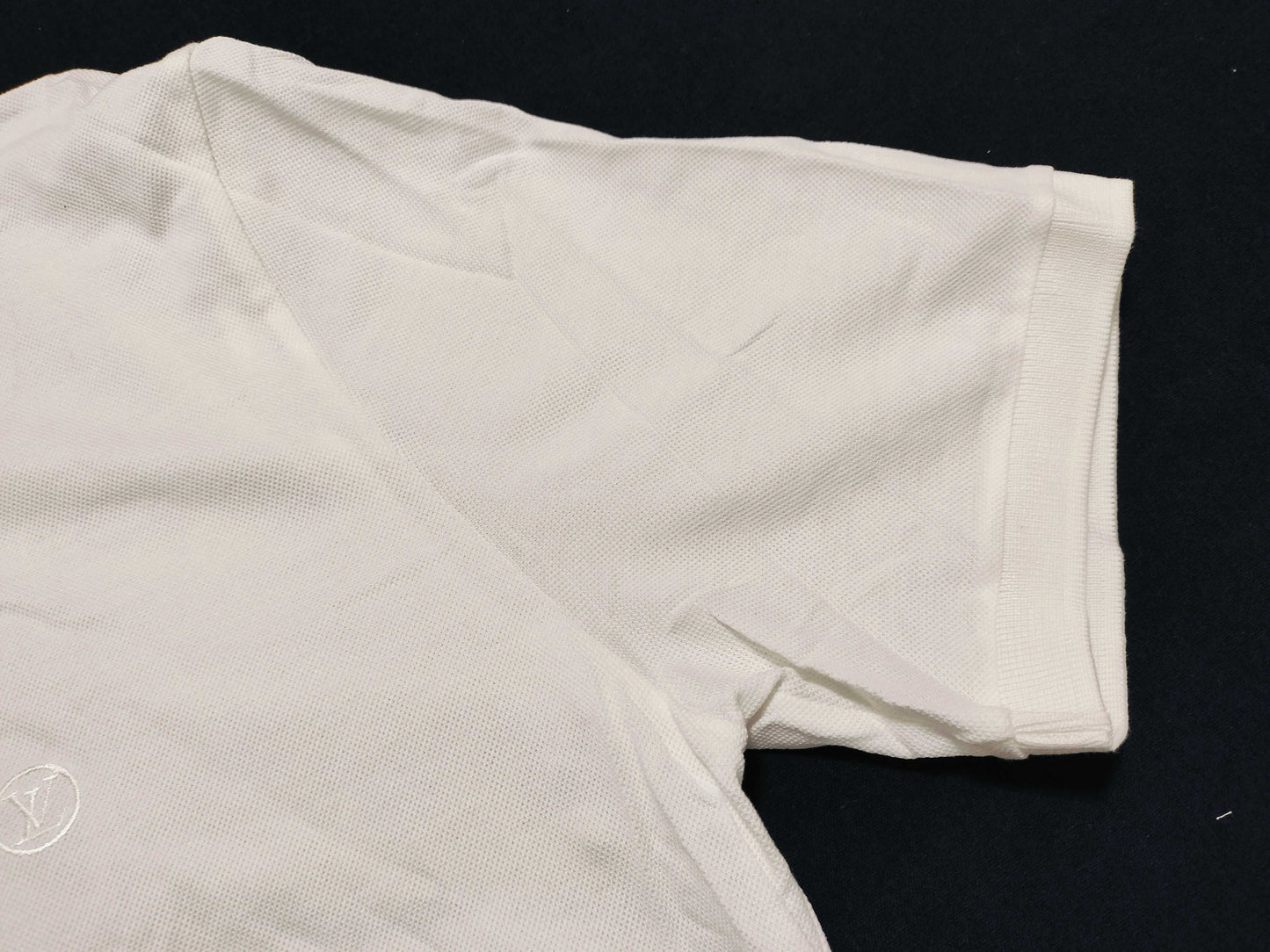 LOUIS VUITTON Polo shirt white top