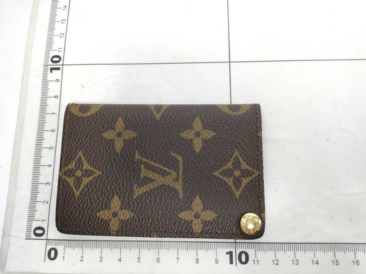 LOUIS VUITTON Monogram Porto Carte Credit Presion Card Case, Pass Case, Business Card Holder