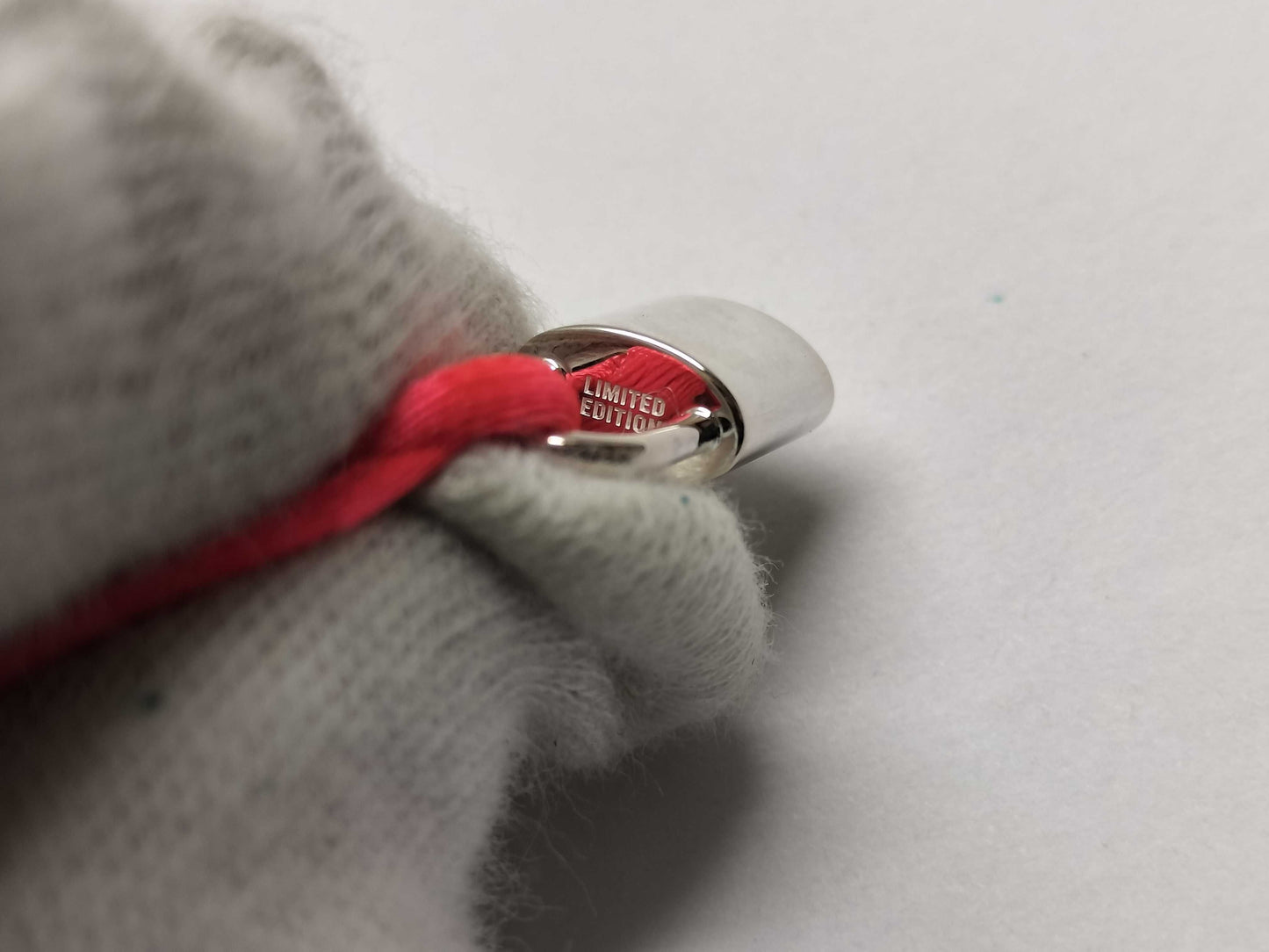 LOUIS VUITTON Monogram Bracelet Silver Lockit Heart Bracelet/Bangle