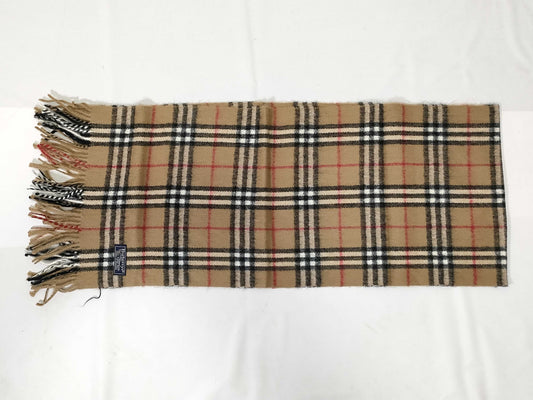BURBERRY Nova Check Wool Scarf