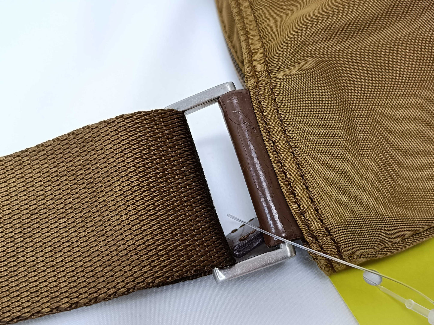 PRADA Nylon Brown Shoulder Bag