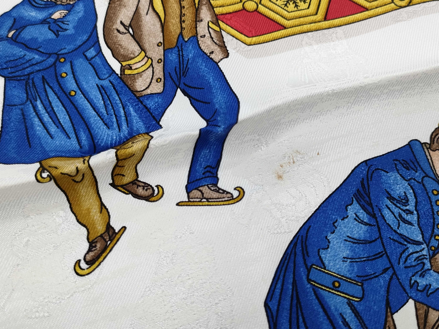 HERMES CP Carre 90 Foies d River Scarf