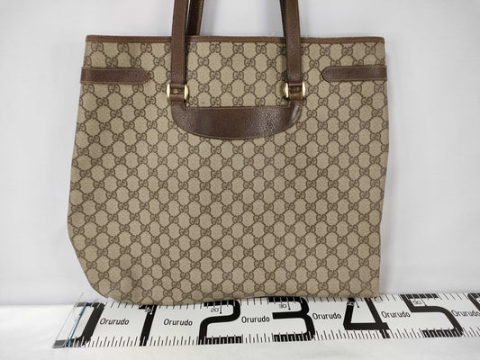 GUCCI GG Supreme Tote Bag 39.02.061 Corner Scratches Tote Bag