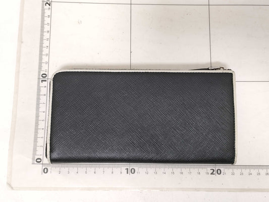 PRADA Saffiano Long Wallet with Zip