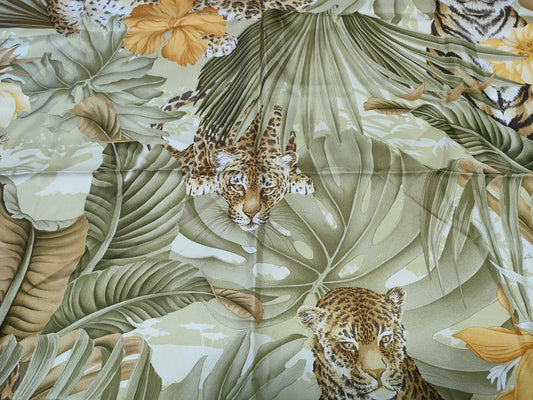 Salvatore Ferragamo cheetah scarf