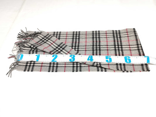 BURBERRY Scarf Gray Scarf