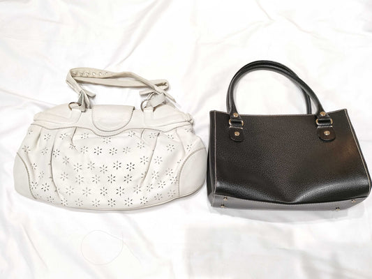 Salvatore Ferragamo Kate Spade Leather 2-Piece Tote Bag