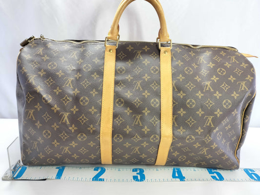 LOUIS VUITTON Monogram M41424 Keepall 55 Boston Bag