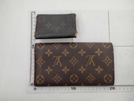 LOUIS VUITTON Monogram Portefeuil Sala Key Case 2 Piece Wallet