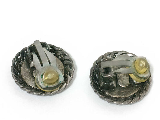 CHANEL Mademoiselle Coco Chanel Coin 96A Round Earrings