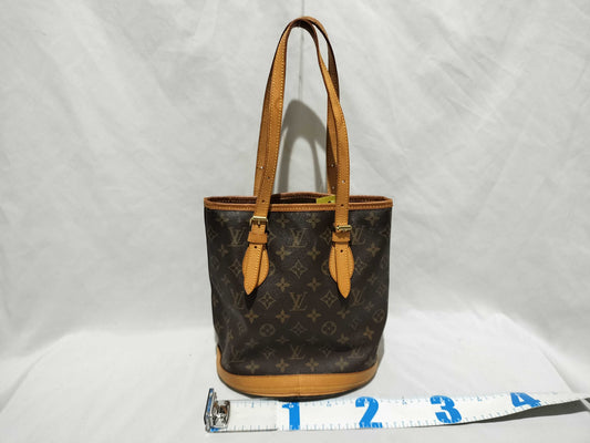 LOUIS VUITTON Monogram Bucket Tote Bag