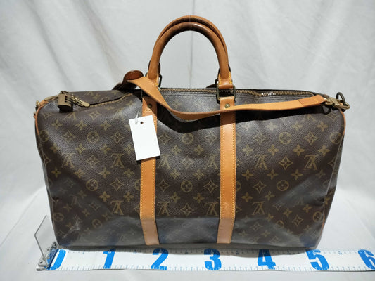 LOUIS VUITTON Monogram M41416 Keepall Bandouliere 50 Boston Bag