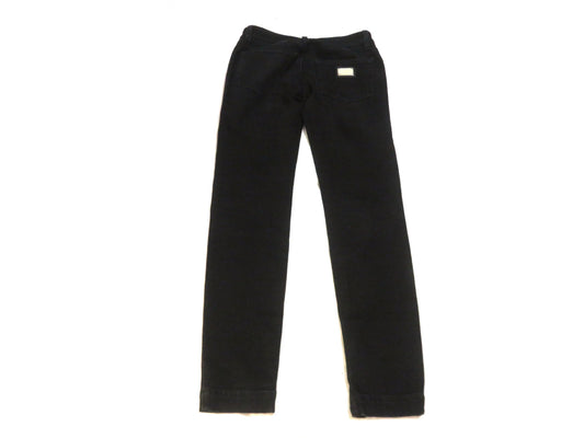 DOLCE&GABBANA Denim Pants, Black, Zippered Hem